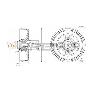 BREMSI CR5665