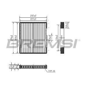 BREMSI FC1527