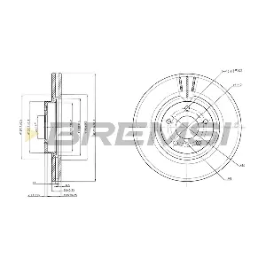 BREMSI CD7505V