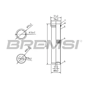 BREMSI FA2186
