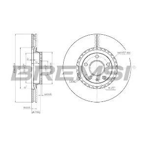BREMSI CD6156V