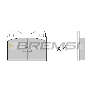 BREMSI BP2219
