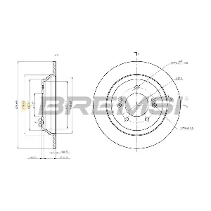 BREMSI CD8608S