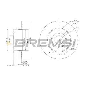 BREMSI CD7083S