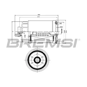 BREMSI FE0815