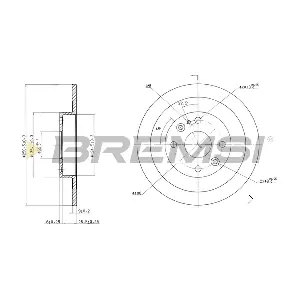 BREMSI CD6523S
