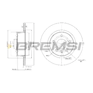 BREMSI CD6874S