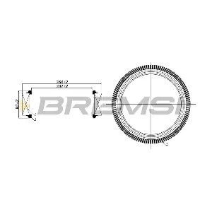BREMSI FA1259