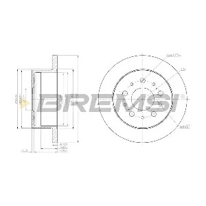 BREMSI CD7653S