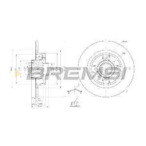 BREMSI CD7641S