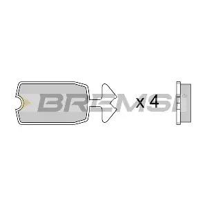 BREMSI BP2039