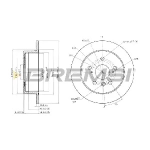 BREMSI CD7598S