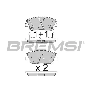BREMSI BP3837