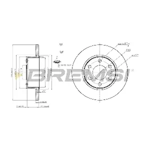 BREMSI CD5316S
