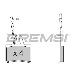 BREMSI BP2214