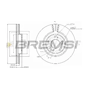 BREMSI CD7266V
