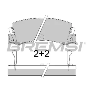 BREMSI BP2323