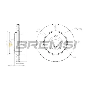 BREMSI CD7544V