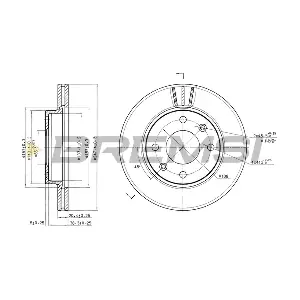 BREMSI CD6154V