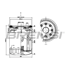 BREMSI FL1303
