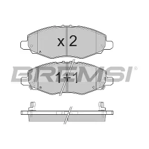 BREMSI BP3272