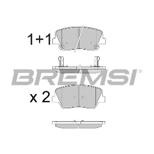 BREMSI BP3596