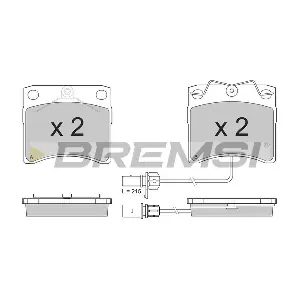 BREMSI BP2869