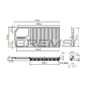 BREMSI FA1258