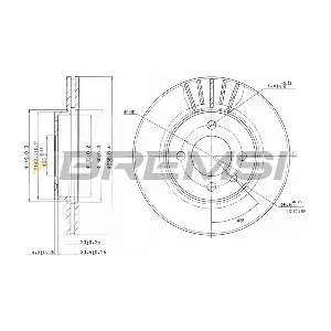 BREMSI CD6207V