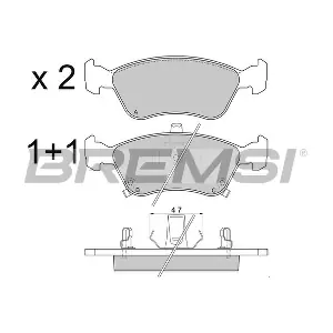 BREMSI BP2814