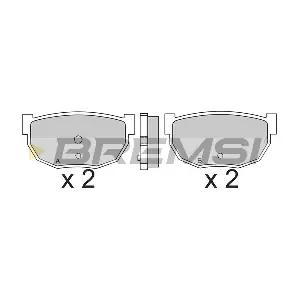 BREMSI BP2304