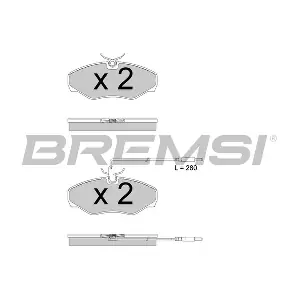 BREMSI BP3510