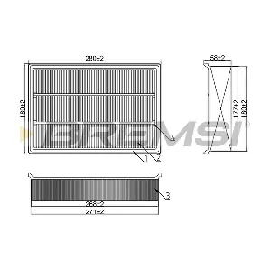 BREMSI FA1391