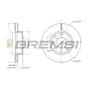 BREMSI CD7521V