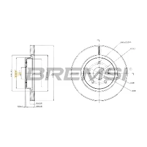 BREMSI CD7635V