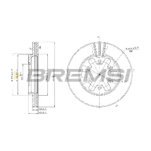 BREMSI CD6421V