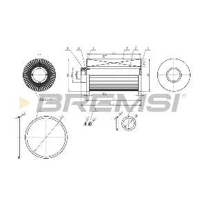 BREMSI FE0763
