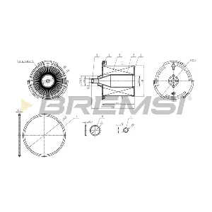 BREMSI FE0358