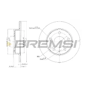 BREMSI CD6818S