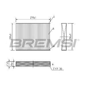 BREMSI FC0945C