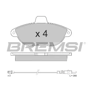 BREMSI BP2678