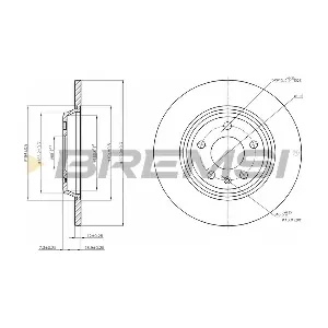 BREMSI CD7666S