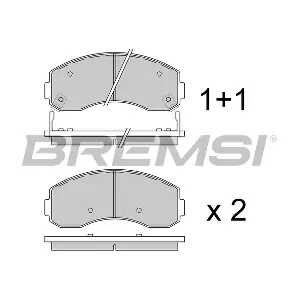 BREMSI BP3044