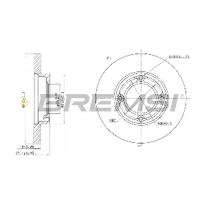 CD6968S BREMSI