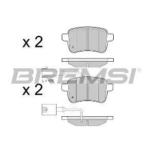 BREMSI BP3438