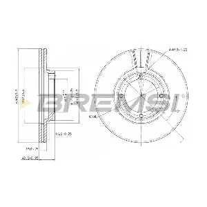 BREMSI CD6389V