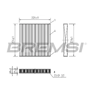 BREMSI FC0849