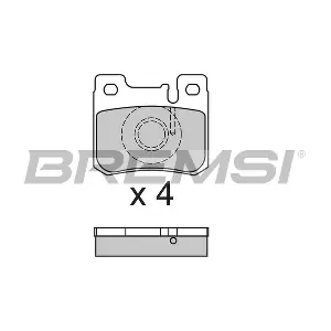 BREMSI BP2631
