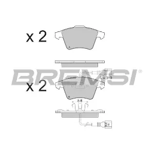 BREMSI BP3142