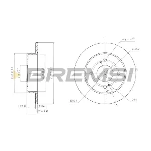 BREMSI CD6674S